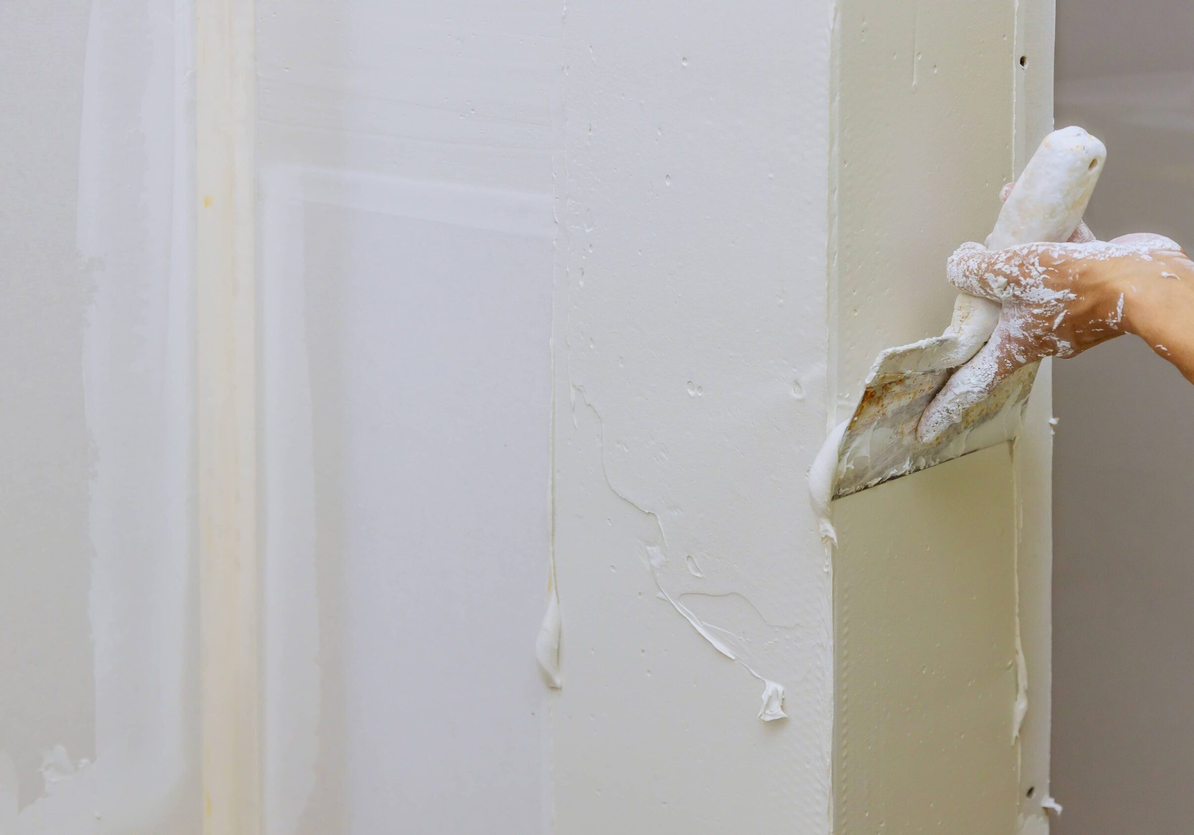 plastering
